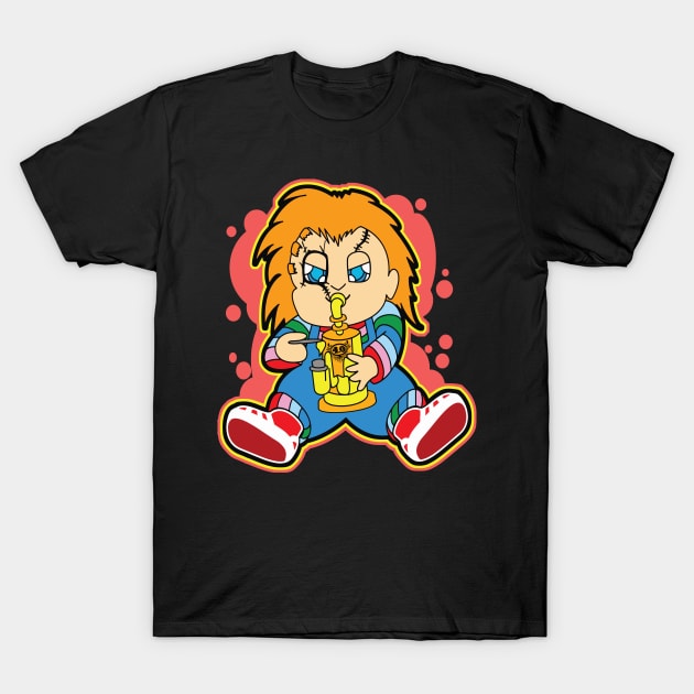 Chucky On Saturday Night T-Shirt by AwalPerformanceGraphics